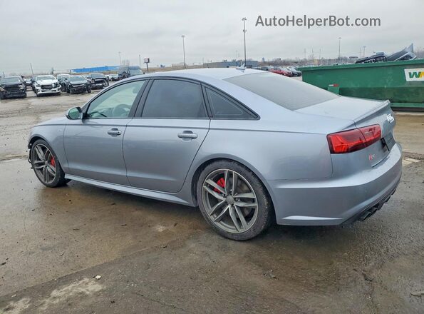 WAUFFAFC9HN128166 2017 AUDI S6 Silver Tył lewy