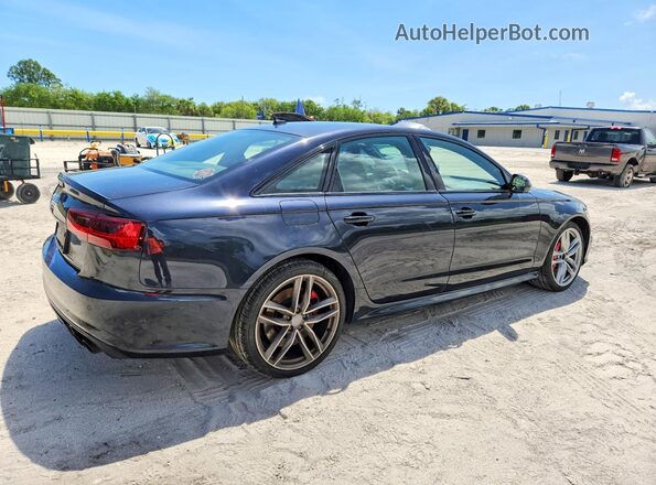 WAUFFBFC7JN072501 2018 AUDI S6 Blue Tył prawy