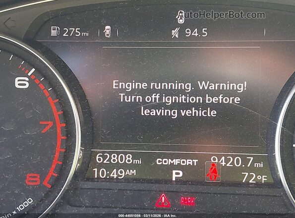 WAUGMAF41KA112836 2019 AUDI OTHER Silver 
