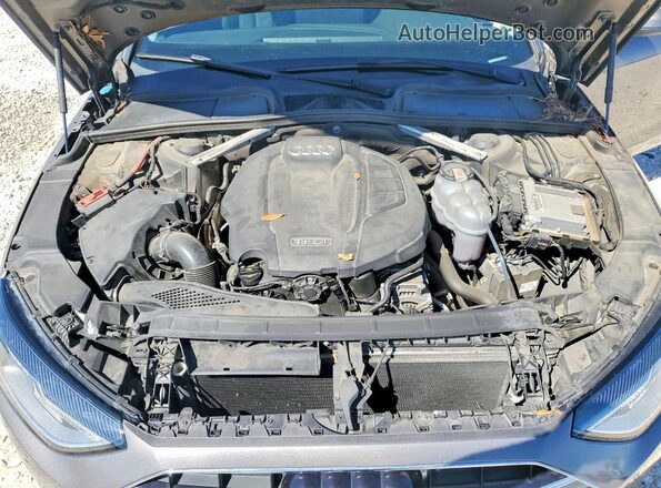 WAUGMAF42LN010035 2020 AUDI OTHER Gray უკანა სალონის ხედი