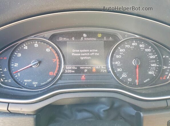 WAUGMAF42LN010035 2020 AUDI OTHER Gray ხელსაწყოთა პანელის ხედი