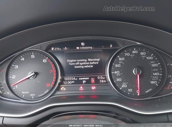 WAUGMAF49KA014573 2019 AUDI OTHER Black უკანა სავარძლების ხედი