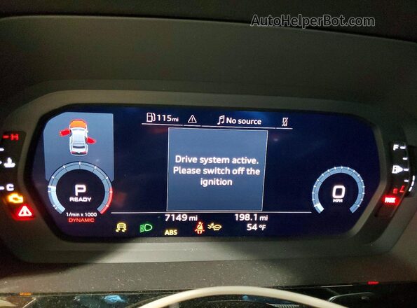 WAUH5DGY2SA067023 2025 AUDI S3 Black Widok zestawu wskaźników
