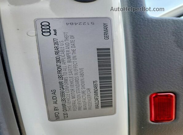 WAUL2AF24MN046975 2021 AUDI OTHER White 