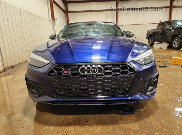 WAUP4AF52MA011624 2021 AUDI S5 Blue Vista frontal