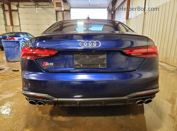 WAUP4AF52MA011624 2021 AUDI S5 Blue Vista trasera