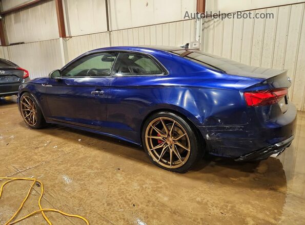 WAUP4AF52MA011624 2021 AUDI S5 Blue Trasero izquierdo