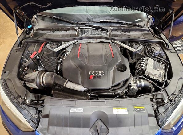 WAUP4AF52MA011624 2021 AUDI S5 Blue Vista interior trasera