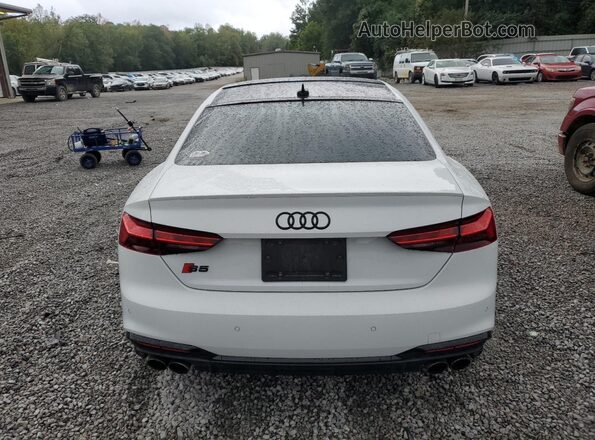 WAUP4AF57NA037525 2022 AUDI S5 White Widok z tyłu