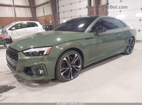 WAUP4AF5XRA104351 2024 AUDI S5 Green Передня ліва чверть