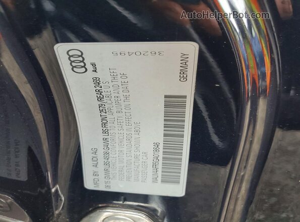 WAUV4AFR5GA018646 2016 AUDI S5 Charcoal Вид підкапотного простору
