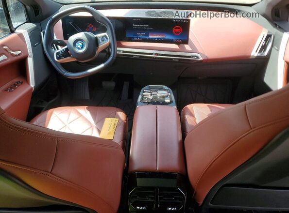 WB523CF02RCP02773 2024 BMW IX Black Dashboard view