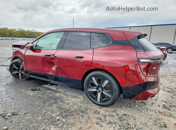 WB523CF02RCR74255 2024 BMW IX Бордовый Задняя левая четверть