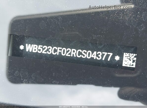 WB523CF02RCS04377 2024 BMW IX Navy Widok komory silnika