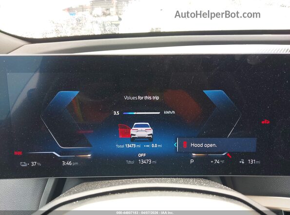 WB523CF04SCS07822 2025 BMW IX White Հետևի նստատեղերի տեսք