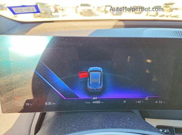 WB523CF05PCL75699 2023 BMW IX Blue Instrument cluster view