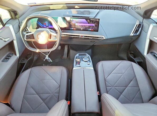 WB523CF05PCL75699 2023 BMW IX Blue Dashboard view