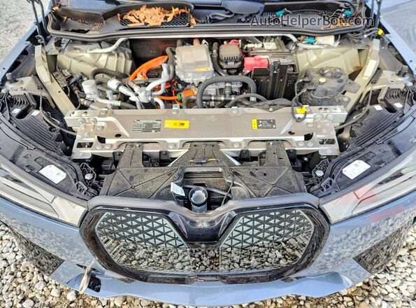 WB523CF09RCN79618 2024 BMW IX Blue Սալոնի հետևի տեսք