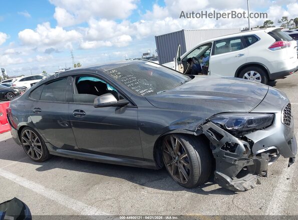 WBA13AL02L7F65598 2020 BMW M2 Gray Rear interior view