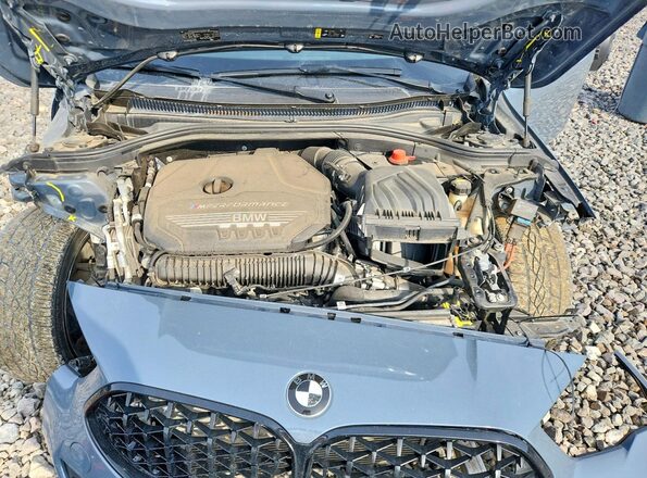 WBA13AL02M7G76458 2021 BMW M2 Gray Rear interior view