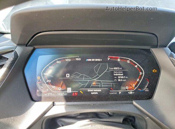 WBA13AL05L7F88017 2020 BMW M2 Black Вид щитка приладів