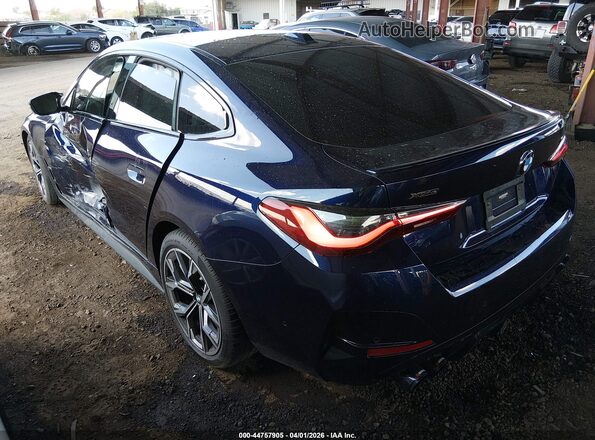 WBA13AW08NFM38792 2022 BMW OTHER Blue უკანა მარცხენა