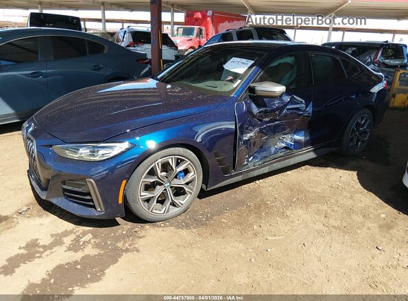 WBA13AW08NFM38792 2022 BMW OTHER Blue წინა მარცხენა ხედი სამი მეოთხედიდან