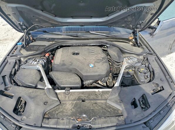 WBA13BJ01MCF18502 2021 BMW 5 SERIES Gray Vista interior trasera