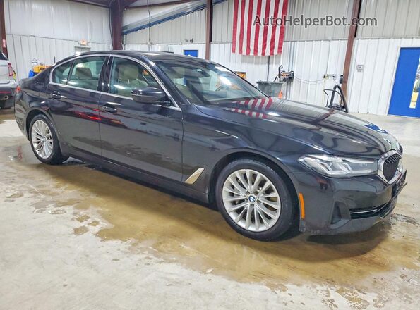 WBA13BJ04MWX31746 2021 BMW 5 SERIES Black Передня права чверть