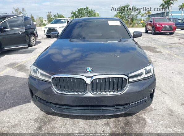 WBA13BJ09MWX27675 2021 BMW 5 SERIES Gray Instrument cluster view