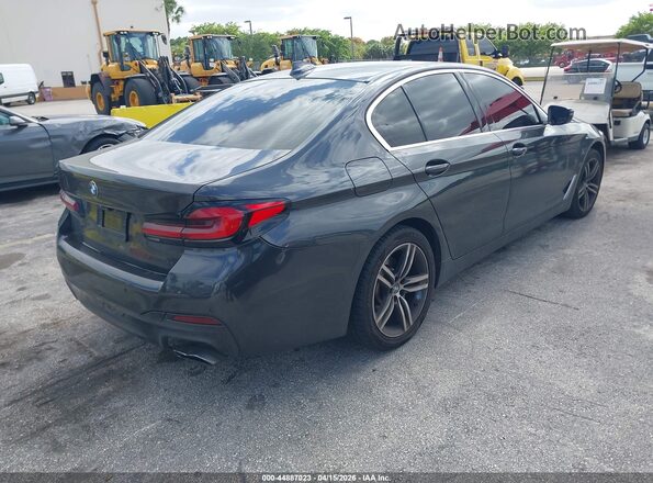 WBA13BJ09MWX27675 2021 BMW 5 SERIES Gray Rear right