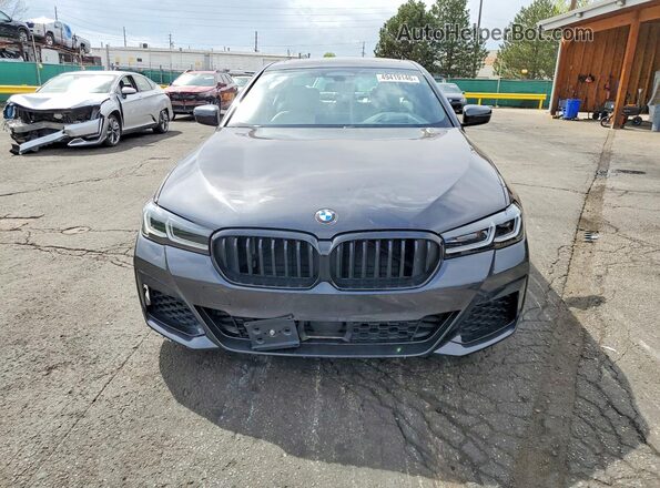 WBA13BJ09NWX55199 2022 BMW 5 SERIES Gray Front view