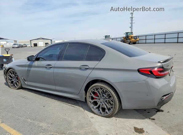 WBA13BK03NCL01708 2022 BMW M5 Gray უკანა მარცხენა
