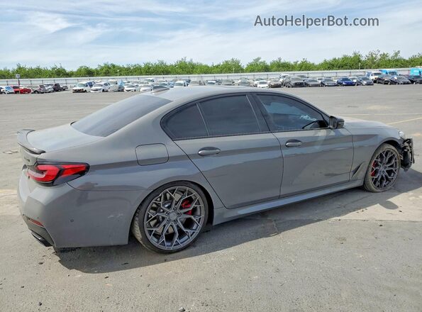 WBA13BK03NCL01708 2022 BMW M5 Gray უკანა მარჯვენა