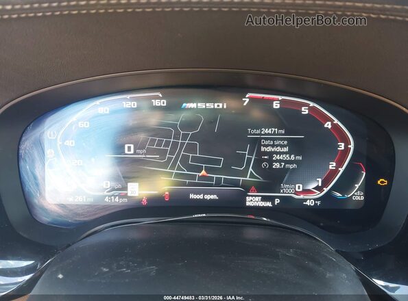 WBA13BK07PCN64464 2023 BMW M5 Dark Blue 