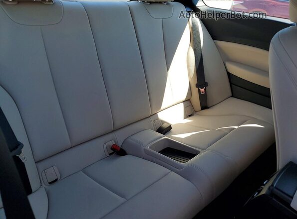 WBA1G9C5XGV726339 2016 BMW 2 SERIES Black Вид задніх сидінь
