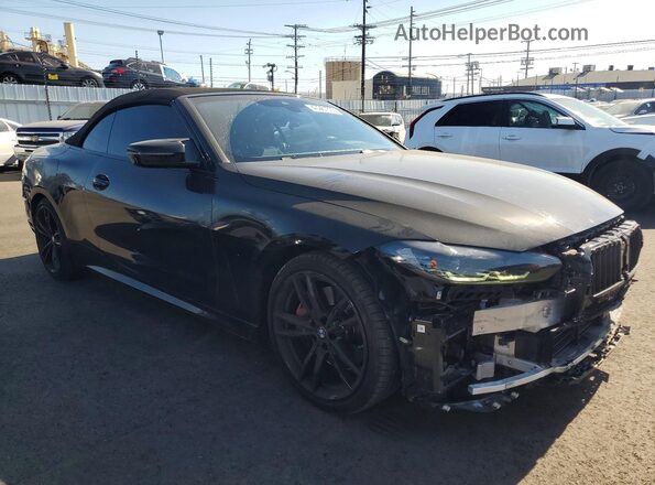 WBA23AT05PCL94344 2023 BMW 4 SERIES Черный Передняя правая четверть