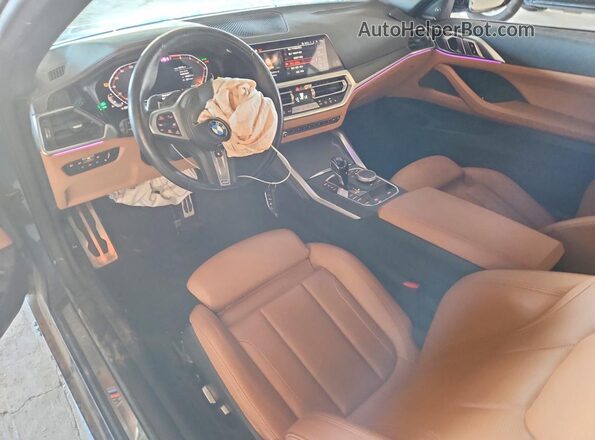 WBA23AT05PCM82794 2023 BMW 4 SERIES Blue წინა პანელის ხედი