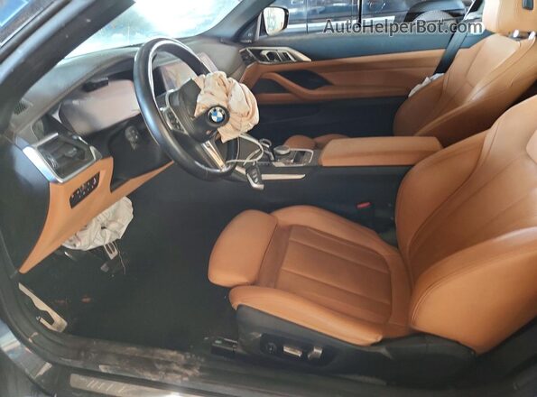 WBA23AT05PCM82794 2023 BMW 4 SERIES Blue წინა სალონის ხედი