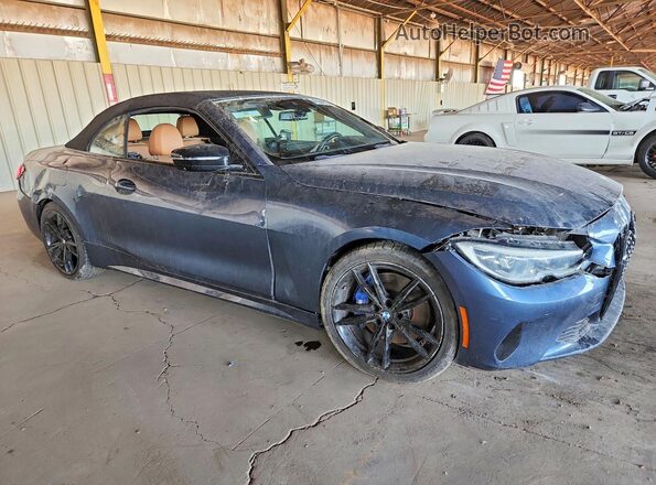 WBA23AT05PCM82794 2023 BMW 4 SERIES Blue წინა მარჯვენა