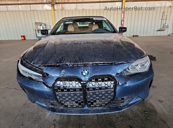 WBA23AT05PCM82794 2023 BMW 4 SERIES Blue წინა ხედი