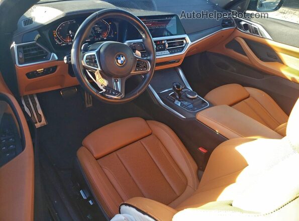 WBA23AT07PCN03354 2023 BMW 4 SERIES Green Вид панелі приладів