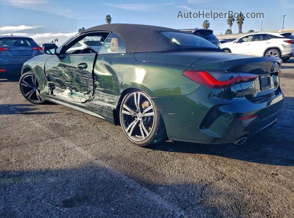 WBA23AT07PCN03354 2023 BMW 4 SERIES Green Задня ліва чверть