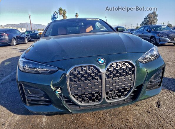 WBA23AT07PCN03354 2023 BMW 4 SERIES Green Вид спереду