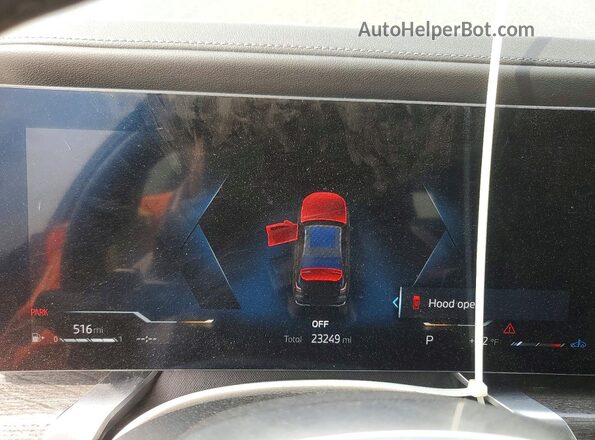 WBA23EH00PCM21708 2023 BMW 7 SERIES Black ხელსაწყოთა პანელის ხედი