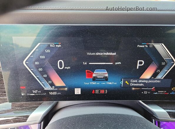 WBA23EH02RCT01525 2024 BMW 7 SERIES Gray Widok zestawu wskaźników