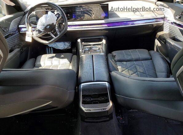 WBA23EH0XPCL69925 2023 BMW 7 SERIES Black Dashboard view