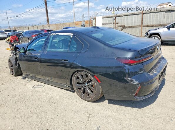 WBA23EH0XPCL69925 2023 BMW 7 SERIES Black Rear left