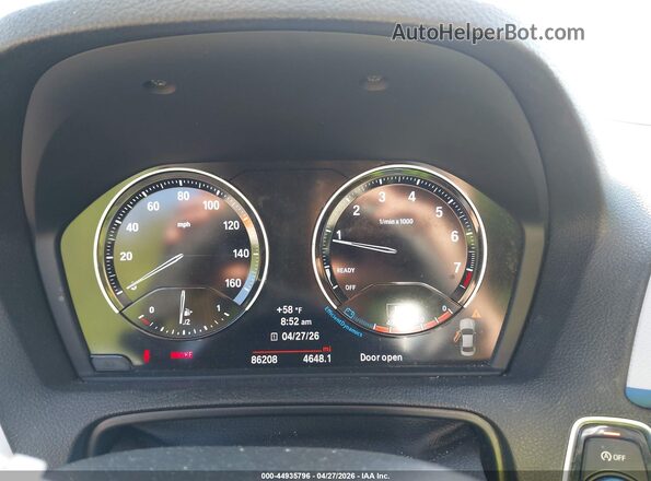 WBA2J5C57JVC07306 2018 BMW M2 White Հետևի նստատեղերի տեսք