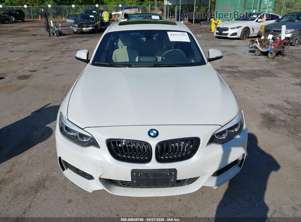 WBA2J5C57JVC07306 2018 BMW M2 White Սարքավորումների վահանակի տեսք